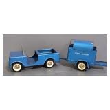 Structo Jeep With Riding Academy Trailer 