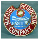 Magnolia Gasoline Company Advertising Sign 