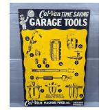 Cal-Van Time Saving Garage Tools Wood Sign 