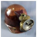 Justrite Carbide Miners Lamp Helmet 