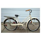 26" Cruiser Bicycle With Rear Cargo Rack