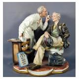 Capodimonte Figurine: The Eye Exam 