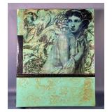 Mixed Media Artwork On Wood, Marked Swedo (Believed To Be Dana Swedo), 20" X 16" X 2.75" 