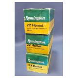 Remington .22 Hornet Ammunition, Approx 150 Rounds