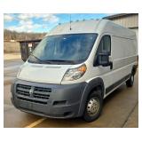 2014 Ram 2500 ProMaster Cargo Van, VIN# 3C6TRVDG3EE107265, Miles Showing On Odometer 163,099, Kansas