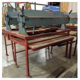 Roper Whitney Connecticut Bending Brake, Mounted On Table, Model 422 