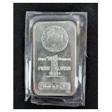 Silver Bar, One Troy Ounce .999 Fine Silver 