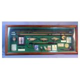 Fishing Collectibles Display 