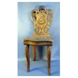 Wooden Childrens Chair With Storage Compartment