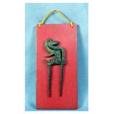 Iron Horse Betel Nut Cutter With Display Plaque 