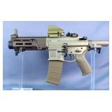 Maxim Defense Industries MDX 5.56x45 Pistol SN# MXM-18-17058, Dagger Defense Red Green Sight, Flip-U