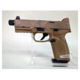 FN 510 10mm Pistol SN# BBP0004937, 2 Total Mags, Defentac DF-1062 Blue Laser/ Flashlight Combo, Pape