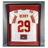 Eric Berry Autographed Kansas City Chiefs Jersey, JSA Authenticated, With 2010 Finest Dual Jersey Au