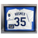 Eric Hosmer Autographed Kansas City Royals Jersey With Topps Museum Collection Autographed Trading C