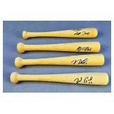 Kansas City Royals Autographed Miniature Baseball Bats 