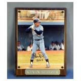 Autographed Kevin Seitzer Baseball Photograph Plaque 