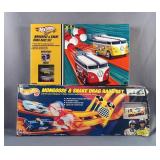 Hot Wheels Mongoose And Snake Drag Race Sets, One Is Autographed By Tom 