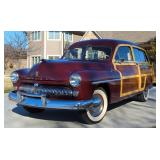 1949 Mercury 2 Door Woody Wagon With 3rd Seat, 255 Cubic Inch 110 HP V-8 Engine, 3 Speed Manual Tran