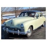 1947 Frazer Manhattan 4 Door Sedan, Factory Inline 6 Engine, 3 Speed Manual Transmission, 6 Volt, Cr