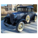 1930 Ford Model A Coupe, Modified, 12 Volt, Gray/Black, VIN #A3174431 