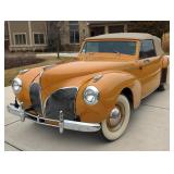 1941 Lincoln Continental 2 Door Convertible, Engine Swap To 303 Cubic Inch 125 HP V-8 Engine, 3 Spee