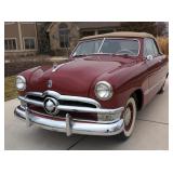 1950 Ford Custom Deluxe 2 Door Convertible, 239 Cubic Inch 100 HP V-8 Engine, 3 Speed Manual Transmi