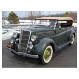 1935 Ford Phaeton 4 Door, 221 Cubic Inch Flathead V-8 Engine, 3 Speed Manual Transmission, 6 Volt, H