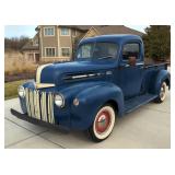 1946 Ford Pickup Truck, 239 Cubic Inch Flathead V-8 Engine, Ranger 5 Speed Transmission, 6 Volt, Ori