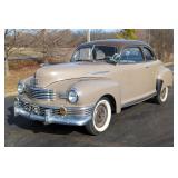 1948 Nash 2 Door, 172 Cubic Inch 82 HP L Head Flathead Engine, 3 Speed Manual Transmission, 6 Volt, 