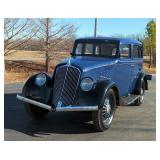 1933 Willys Model 77 4 Door, 145 Cubic Inch 48 HP Inline 4 Cylinder Engine, 3 Speed Manual Transmiss