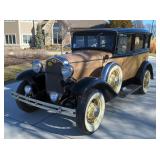1931 Ford 4S Slant Windshield Model A With Overdrive, 12 Volt, Tan, VIN #2272 