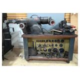 Ammco Brake Drum Lathe With Infimatic Feed, Safe-Arc Brake Shoe Grinder And Twin Facing Tool, On Rol