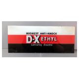 D-X Ethyl Lubricating Acrylic Gasoline Signs, Qty 2