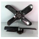 Model A Single Press Fan And Two Blade Fan 