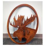 South Paws Metal Moose Wall Decor 