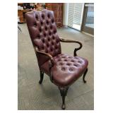 Tufted Office Chair With Nailhead Trim