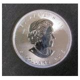 2015 Canada $5 Maple Leaf Silver Coins, Each Is 102 0.9999 Silver, Qty 3 