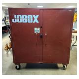 Jobox Rolling Steel Cabinet With Shelves 
