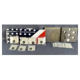 Double Eagle And Historic Eagle Solid Gold Coin Replica Sets