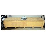 2025 Landhonor LHR-MS1119 11 Ft x 19 Ft Metal Garage Shed With Double Front Doors, Unused 