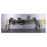 Bear Charge Compound Bow, 30", With Quick Detach Quiver, Trigger Release, 3 Blade Fixed Blade Broadh