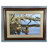 Christopher B. Walden, Water Boys Print, Signed And Numbered 729/900, Framed And Matted, 26" x 34"