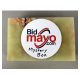 Jewelry, Gemstone, Mineral, And Unique Treasure Mystery Box, Polished Green Onyx Box