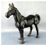 Cast Iron Horse Still Bank, 9.25" x 11" x 3.25" 