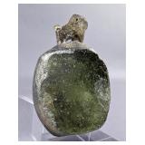 2,000 Year Old Roman Glass Bottle, 2" x 1.5" 