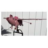 Flying Pig Rocker Garden Stake