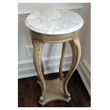 Catco Marble Top Plant Stand, 30.5" x 14"