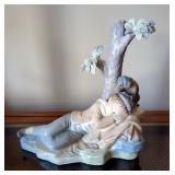 Zephir Spanish Made Porcelain Statuette, 9.5" Tall 