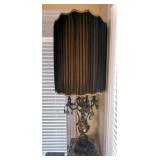 Brass Decorative Lamp With Marble Base