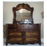 Fairmont Designs Traditional 8-Drawer Chest With Detachable Beveled Mirror, Dresser Approx 42" x 67.